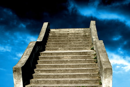 photo of gray concrete stairs thumbnail