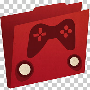 Heart rectangle red, Games folder, black and red game logo PNG clipart