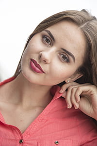 woman wearing pink blouse thumbnail
