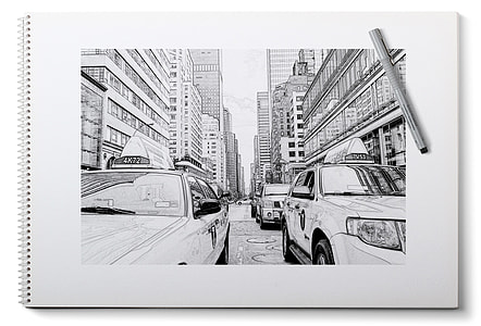 white notes with building illustration thumbnail