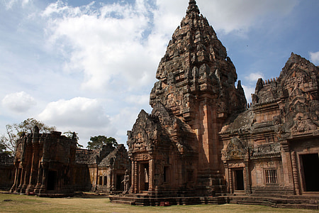 temple under cloudy sky thumbnail