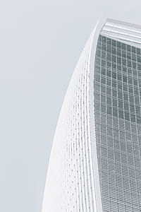 low angle view of white building thumbnail
