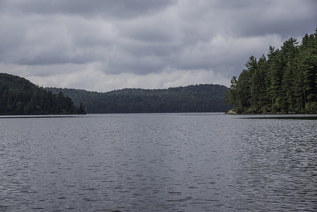 Clouds over the Water at Algonquin Provincial Park, Ontario thumbnail