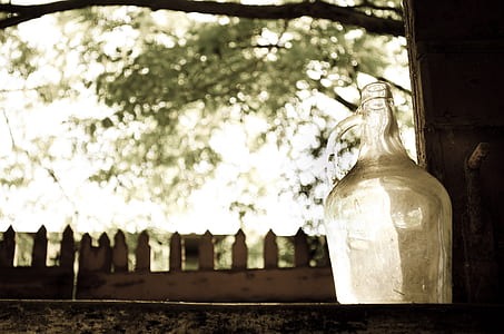 clear glass bottle thumbnail