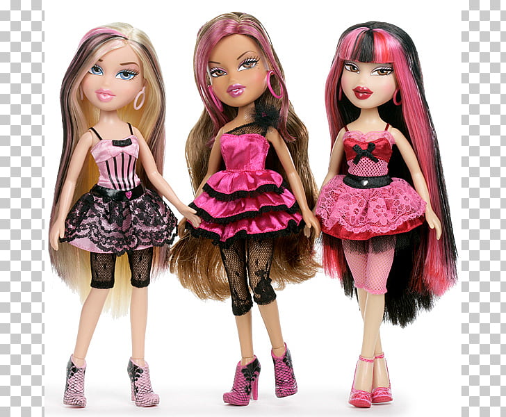 pink haired bratz