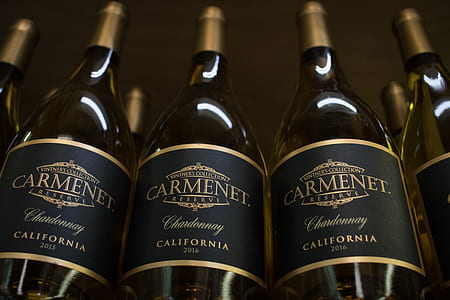 selective focus photography of Carmenet California bottles thumbnail