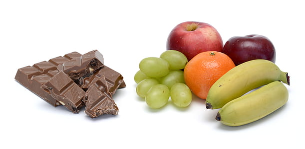 chocolate and assorted-color fruits thumbnail