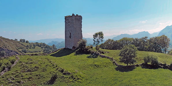 gray castle on the mountain thumbnail