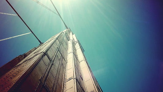 high-angle photography of brown bridge thumbnail