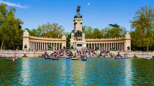 man riding on horse statue near body of water thumbnail