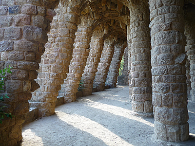 brown and gray brick dome structure interior thumbnail