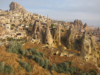 concrete buildings on a mountains thumbnail