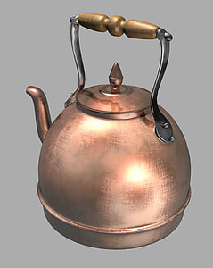 brass kettle on gray surface thumbnail