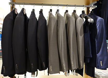 photo of assorted-color suit jackets thumbnail