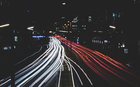 time-lapsed photo of cars on road thumbnail