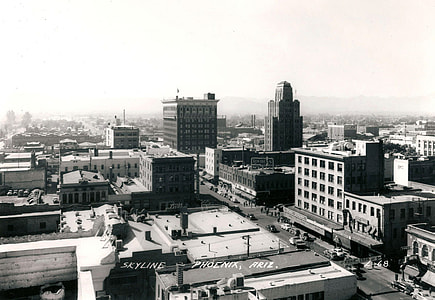 Phoenix Skyline in 1940 in Arizona thumbnail