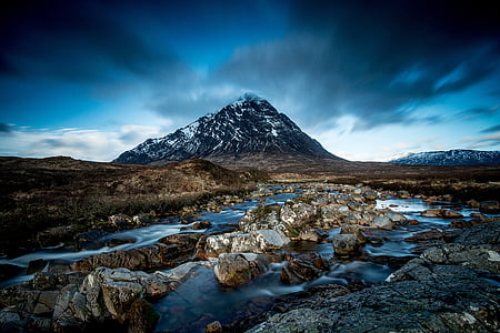 landscape photo of river and mountain thumbnail