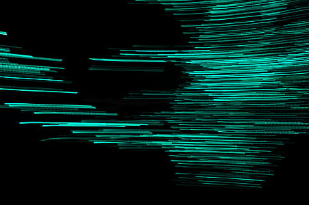 lights, trails, illuminated, modern, dark, flowing thumbnail