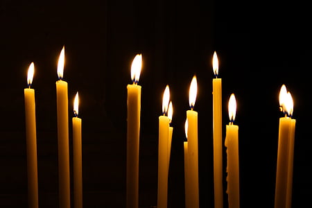 yellow taper candles thumbnail
