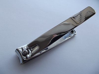 gray stainless steel nail clipper thumbnail