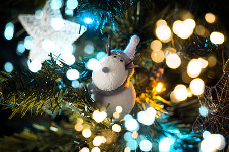 Macro Shift Photography of White Deer Ornament thumbnail