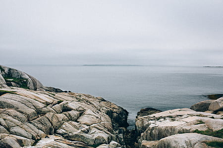 landscape photo of cliff near body of water thumbnail