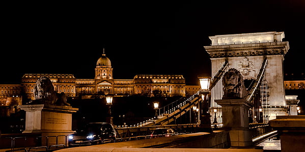 panoramic photo of tower bridge at nighttime thumbnail