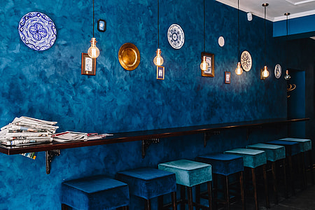 Interior of a modern restaurant thumbnail