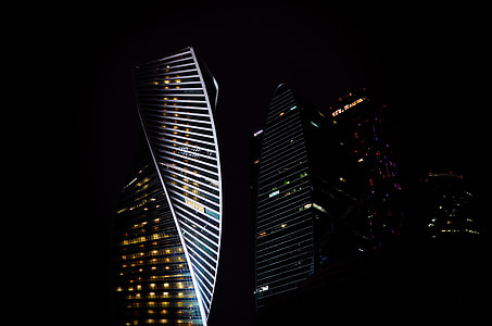 close-up photo of grey and black building thumbnail