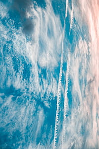 white clouds under blue sky view during daytime thumbnail