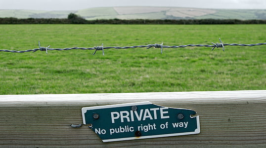 private no public right of way signage thumbnail