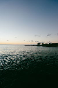 sea, dawn, nature, sky thumbnail