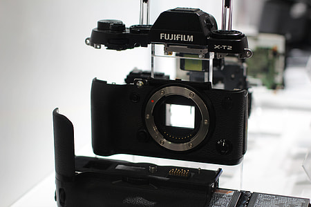 black FujiFilm camera thumbnail
