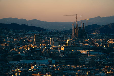 aerial view of city buildings thumbnail