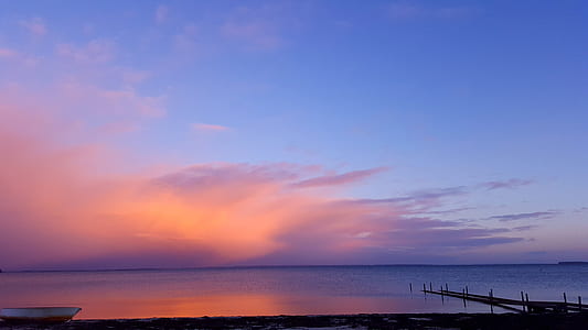 Body of Seawater during Sunset thumbnail