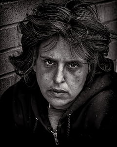 grayscale photo of man thumbnail