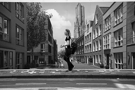 Woman Wearing Black Pants thumbnail