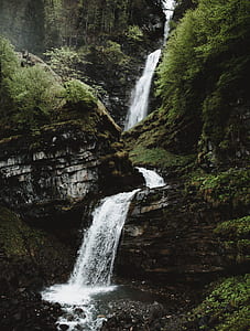 photo of waterfalls during daytime thumbnail
