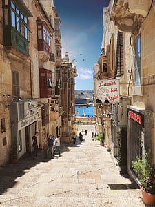road with houses on the side thumbnail
