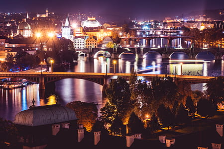 Prague City at Night, Czechia thumbnail