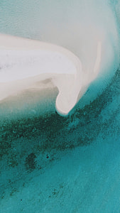 blue and white textile thumbnail