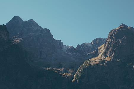 aerial photography of mountains thumbnail