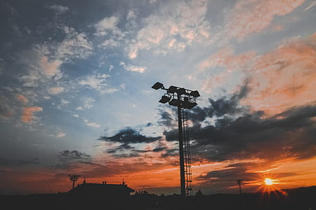 Silhouette Photo of Tower thumbnail