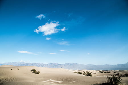 brown sand under blue sky thumbnail