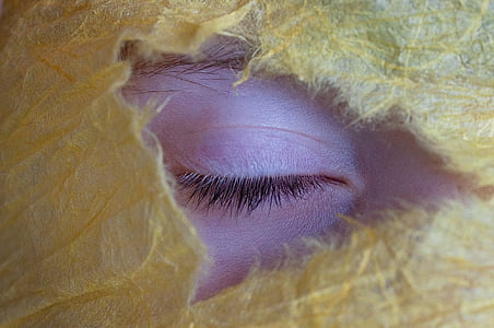 person's close eye thumbnail