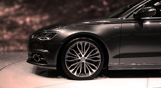 focus photography of grey car thumbnail