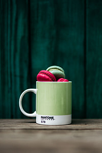 Colorful Macaroons in Pantone Mug thumbnail