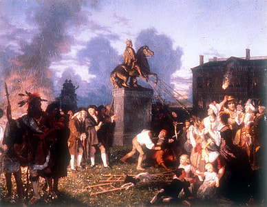 Pulling Down the Statue of King George III thumbnail