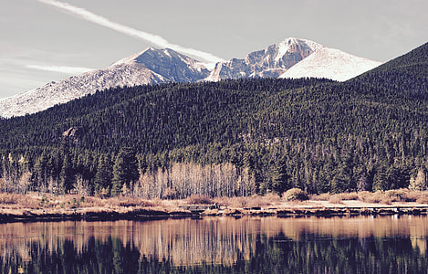 landscape photo of mountain behind body of water thumbnail