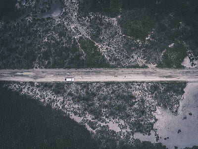 aerial photography of roadway thumbnail